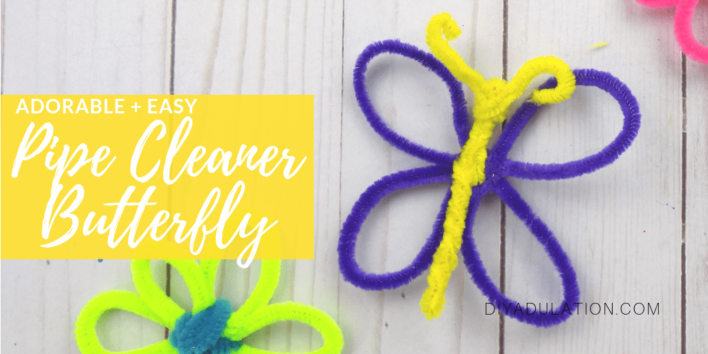 Adorable and Easy Pipe Cleaner Butterfly Craft DIY Adulation