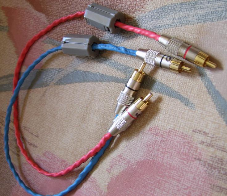 DIY Silver RCA Interconnect Cables