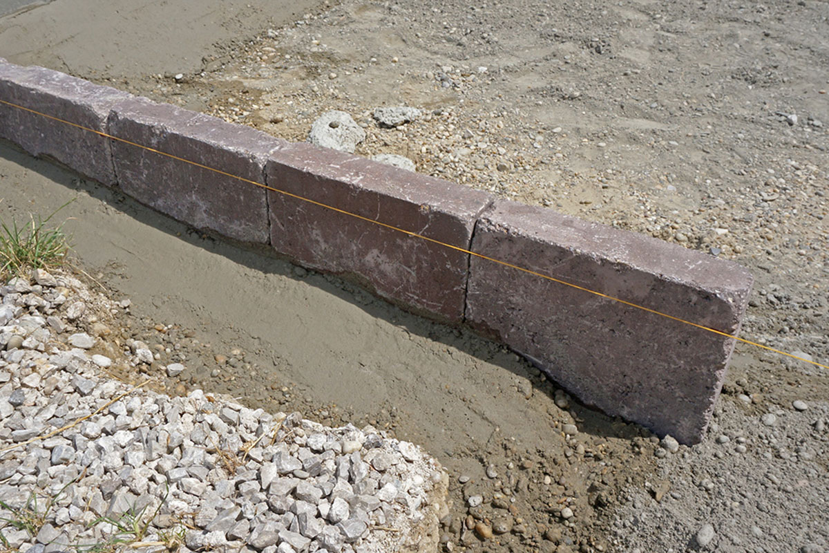 Randsteine Setzen - Anleitung Um Betonrandsteine Zu Verlegen - Anleitung @ Diybook.de