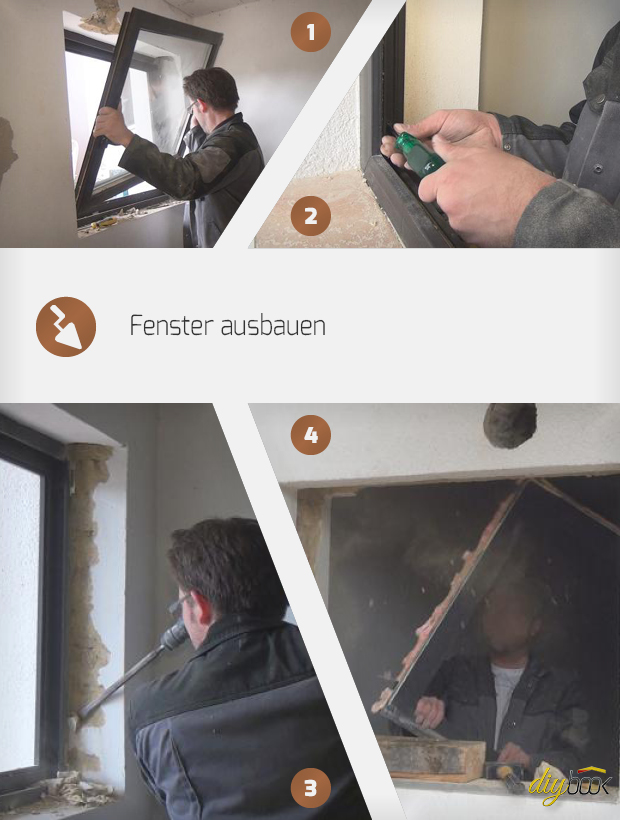 Fenster ausbauen Anleitung & Tipps diybook.de