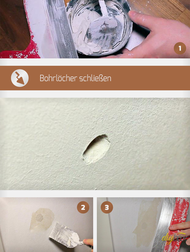 Bohrlöcher Schließen - Anleitung @ Diybook.de