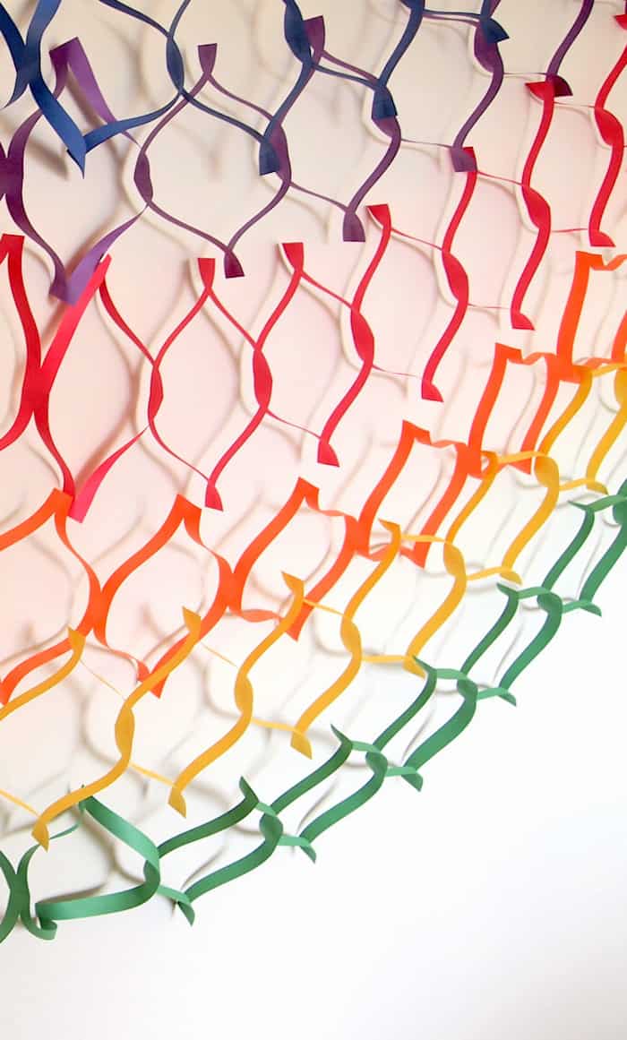 Make a Colorful Paper Garland in Minutes