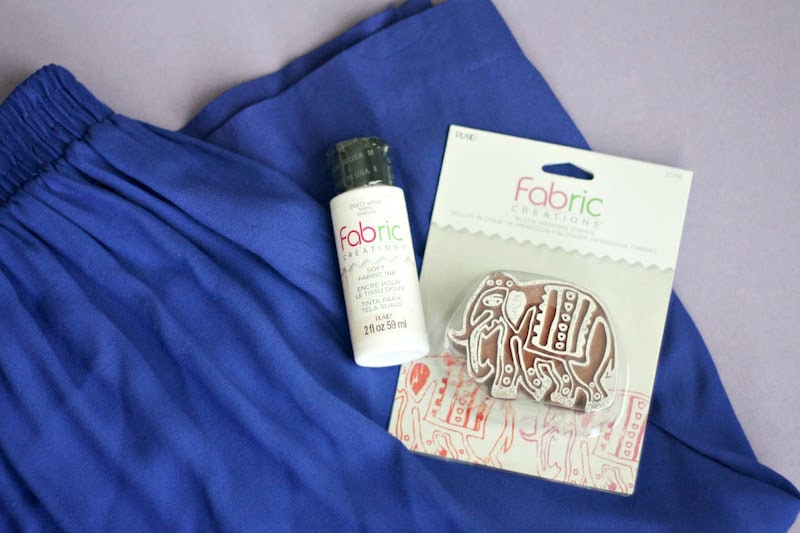 Fabric Stamping Gives New Life to Old Clothing DIY Candy