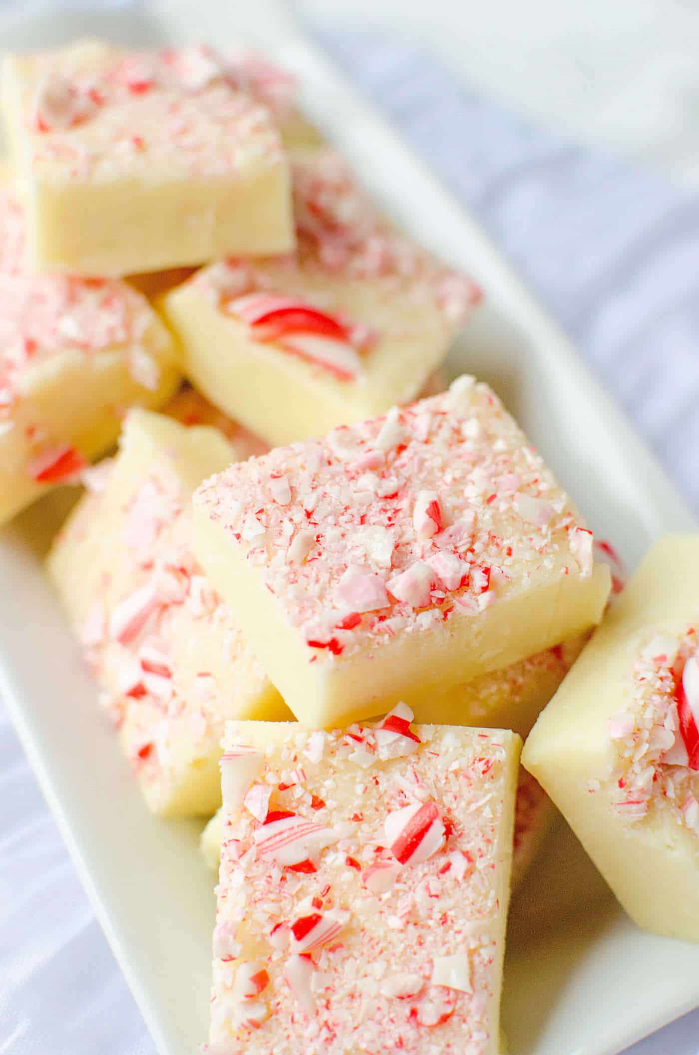 Candy Cane Easy Fudge Recipe
