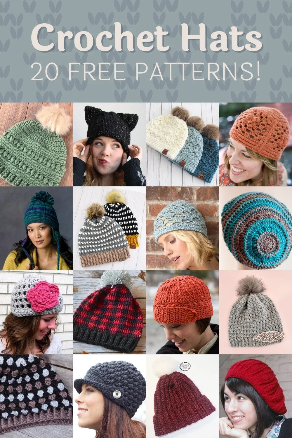 25 Free Crochet Hat And Beanie Patterns Sarah Maker atelieryuwa.ciao.jp