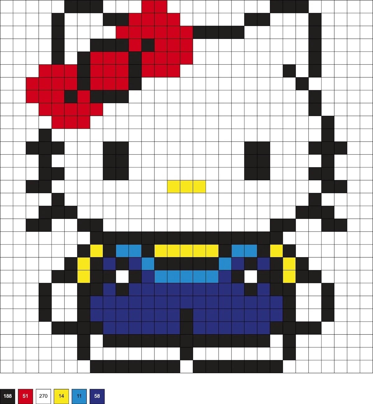 Hello Kitty Perler Beads (15+ Free Patterns!) DIY Candy