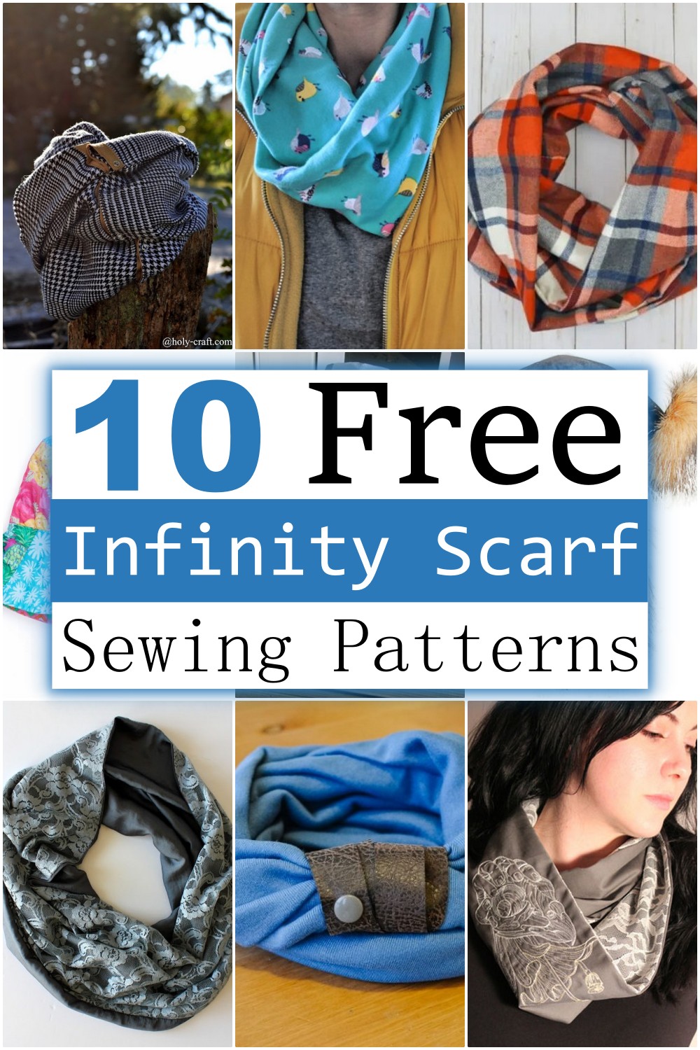 10 Free Infinity Scarf Sewing Patterns DIY Crafts