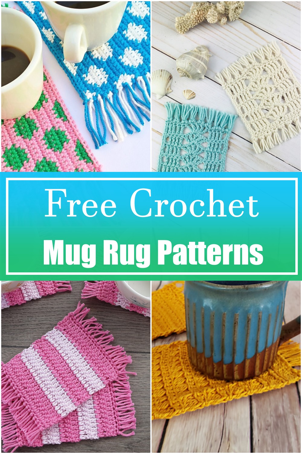 10 Free Crochet Mug Rug Patterns DIY Crafts