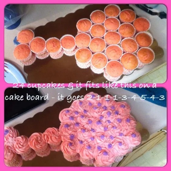 Pull Apart Rattle Cupcake Cake DIY Cuteness