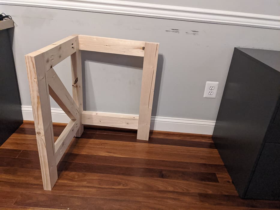 DIY 2 Person Corner Desk with a Farmhouse Style DIY Danielle®