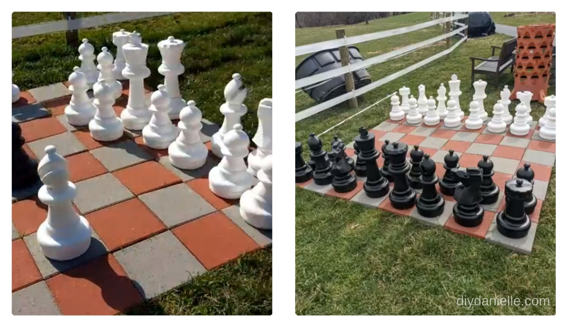DIY Giant Chess Set DIY Danielle®