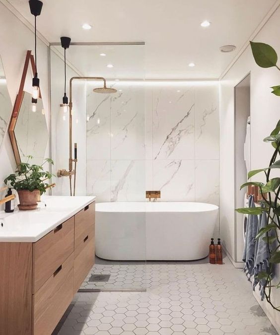 Natural elements & cozy accessories. Best Bathroom Design Ideas Simple Bathroom Ideas