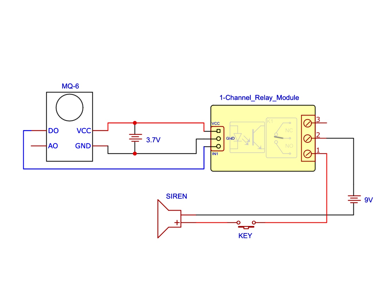 Gas Sensor Circuit - DIY Electrix