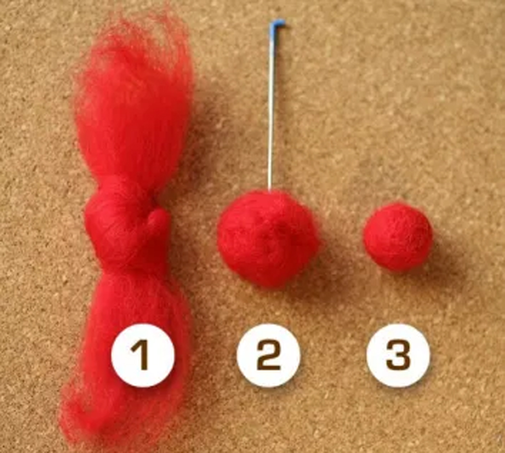 Felted Balls Needle Felting Howto