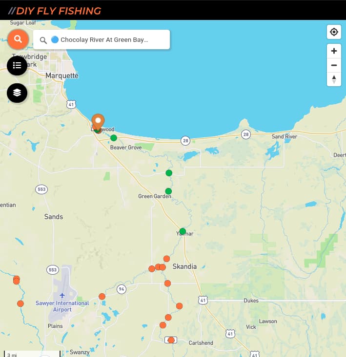 DIY Guide to Fly Fishing the Chocolay River in Michigan DIY Fly Fishing