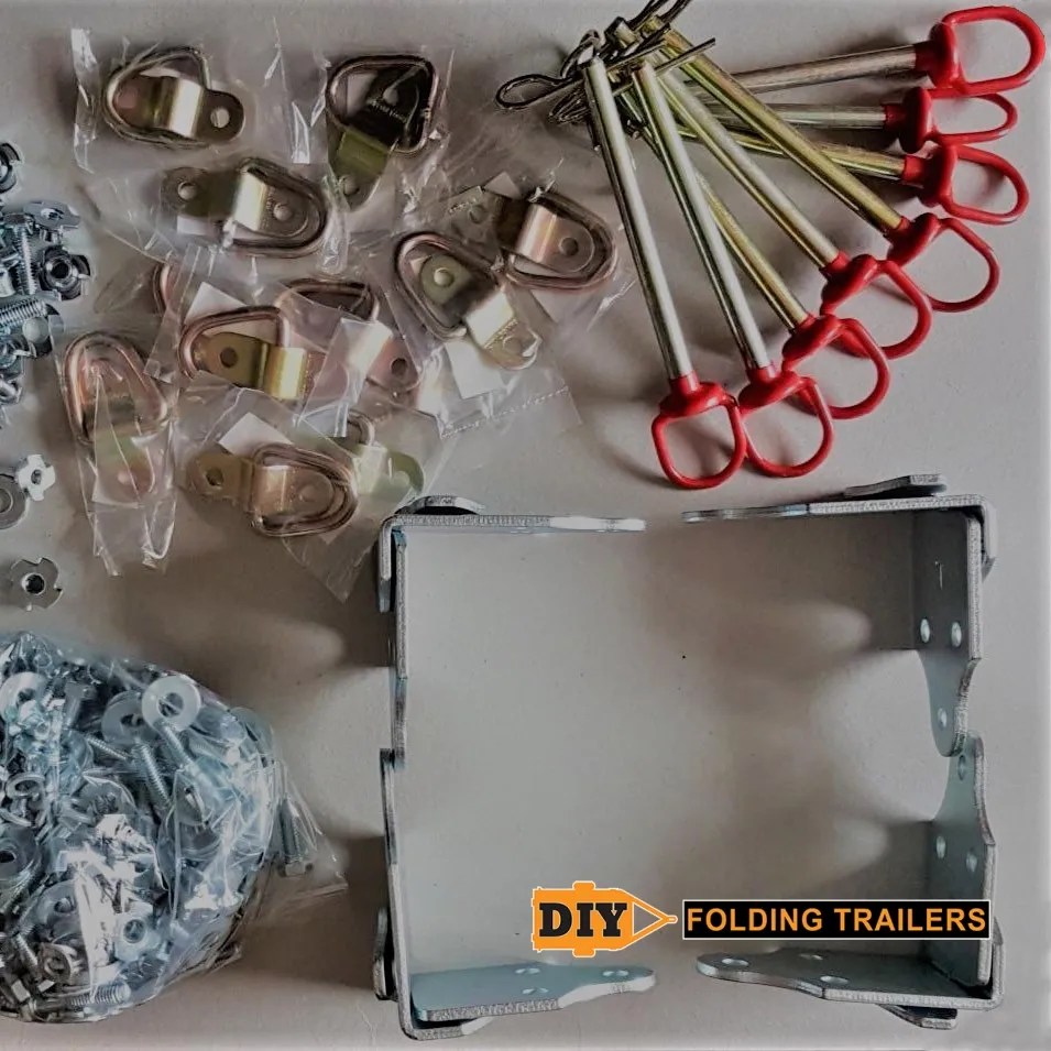 Side Rail Hardware Kit DIY Folding Trailers