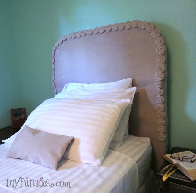 DIY Nosew headboard slip cover DoItYourself Fun Ideas