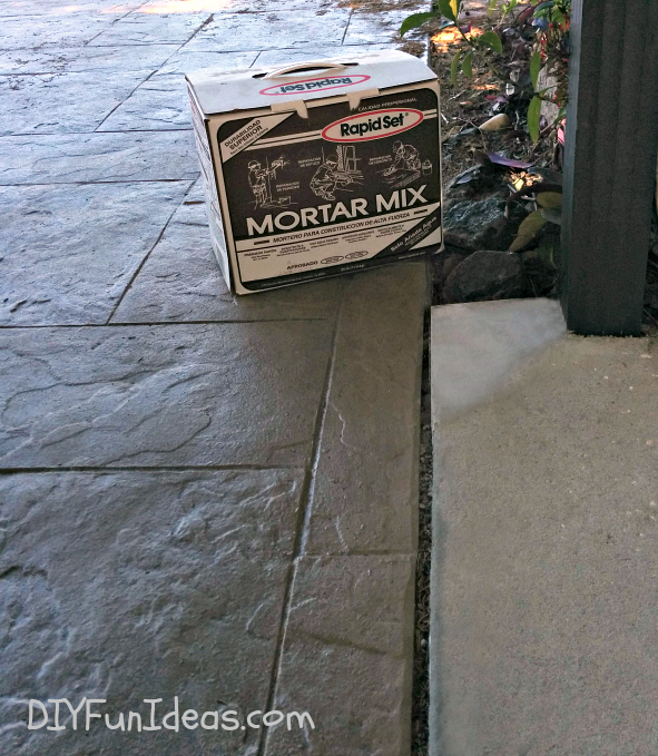 HOW TO FIX A CRACK IN CONCRETE