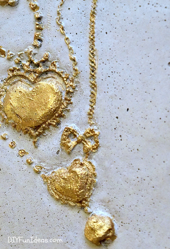 BETSEY JOHNSON INSPIRED CONCRETE RELIEF ART