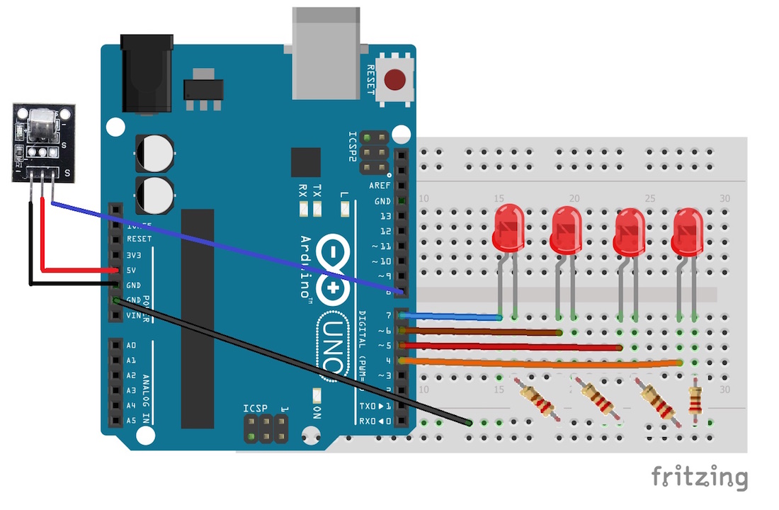 How to Control LEDs with an Arduino and IR Sensor