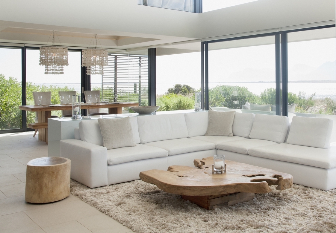 How to Place a Rug Under a Sectional Sofa