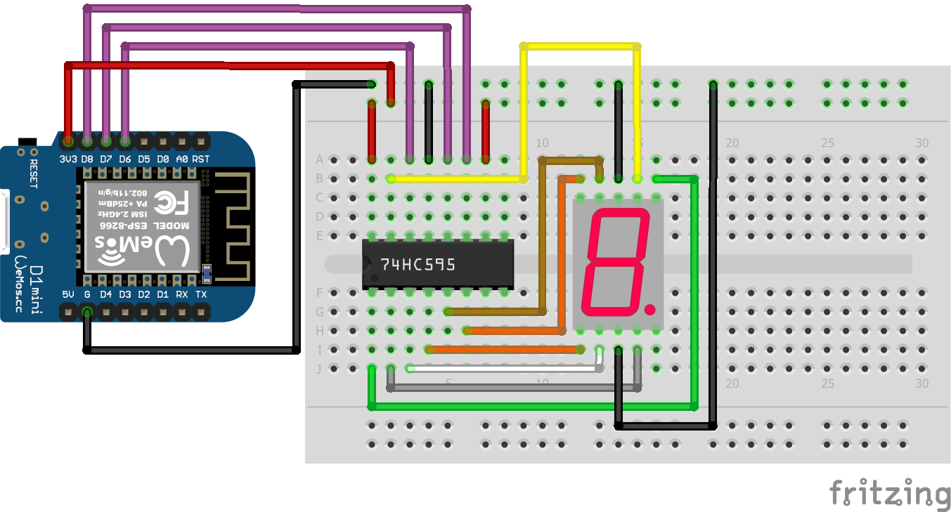Object Counter With 7 Segment Display Circuit Diagram