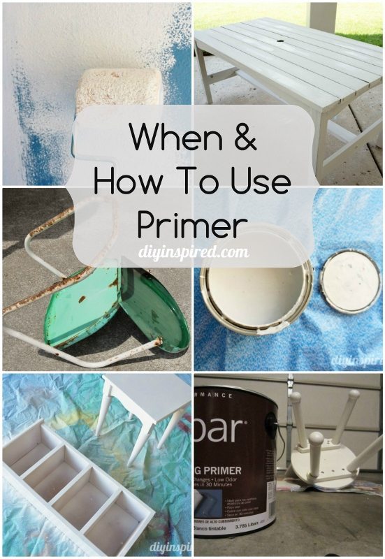 When and How to Use Primer DIY Inspired