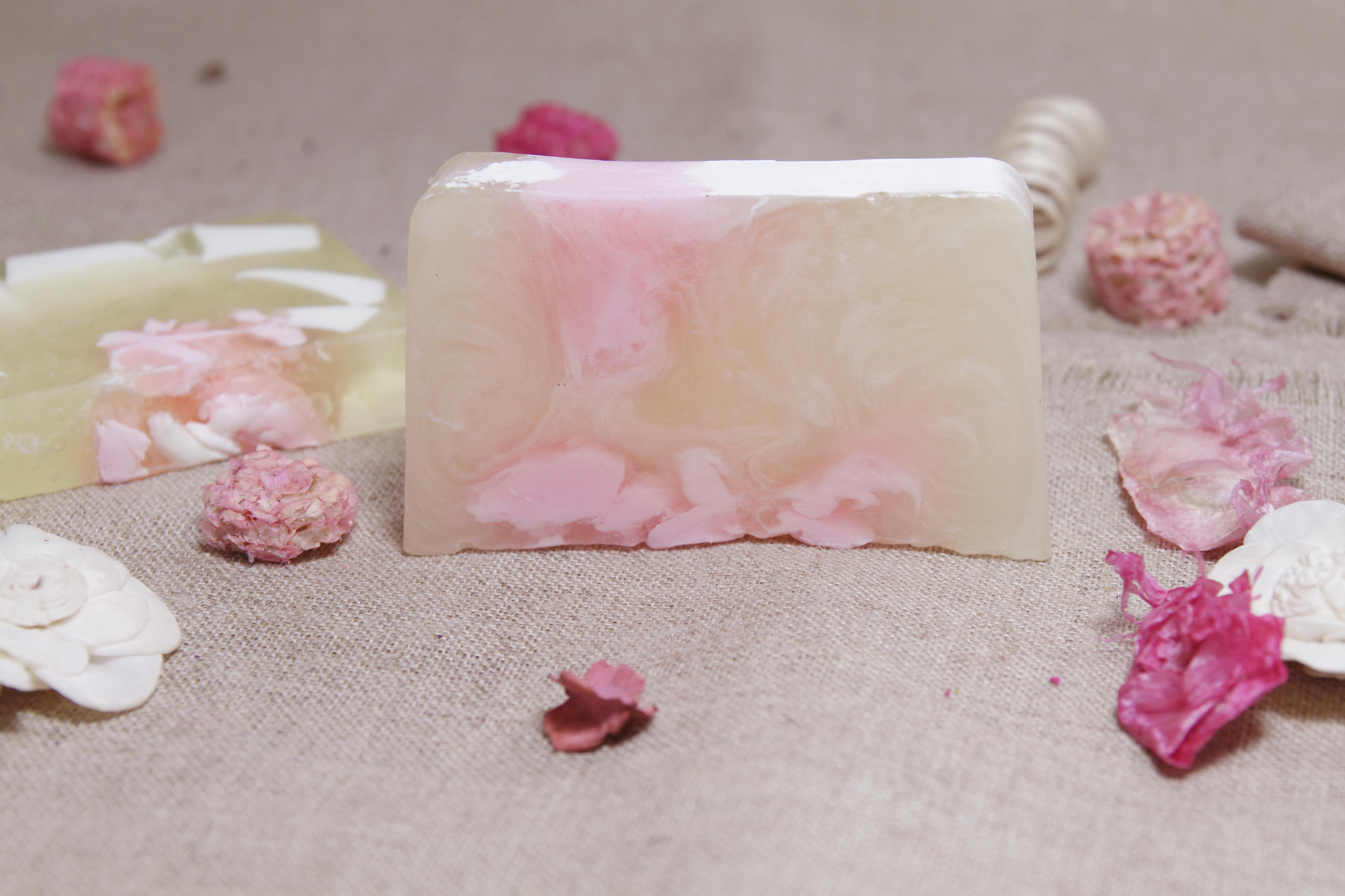 Making Rose Soap DIY Inspired