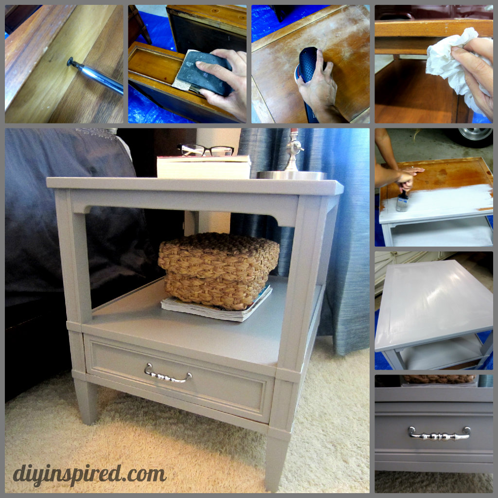 Refurbished Garage Sale Night Stands DIY Inspired