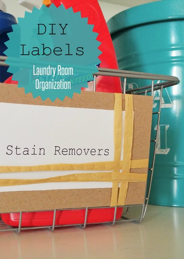 DIY Laundry Room Labels DIY Inspired