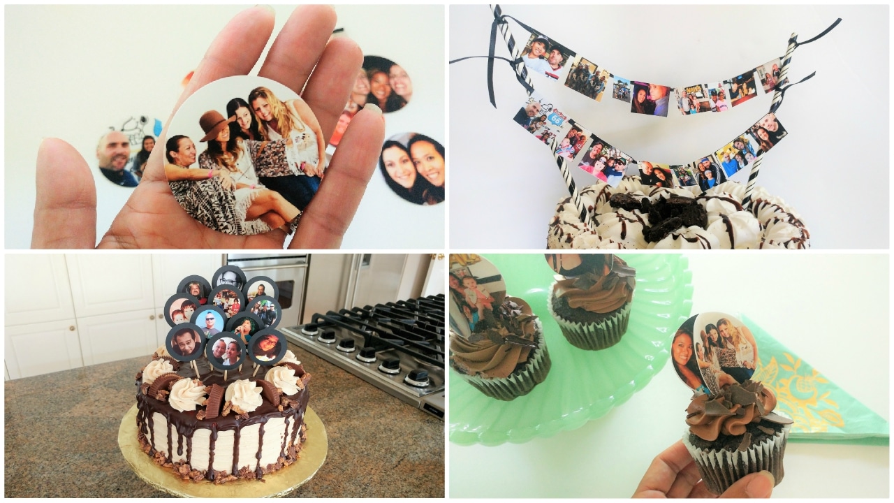 3 Awesome Photo Cake Topper Ideas Smile and Happy
