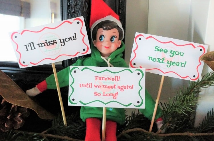Printable Elf Signs - DIY Inspired