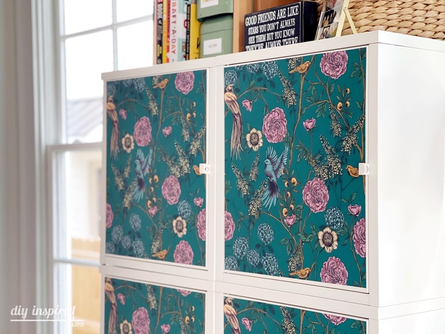 Vinyl Wrap Storage Makeover DIY Inspired