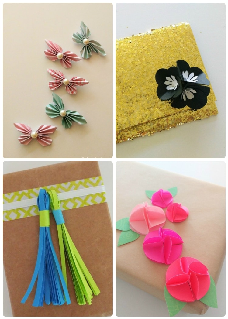 Easy DIY Paper Embellishments DIY Inspired