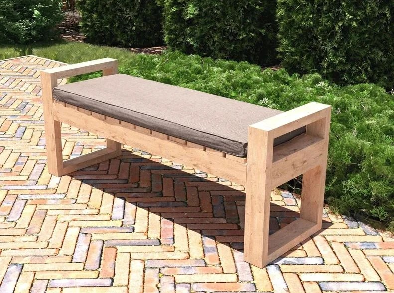 Diy Modern Outdoor Bench