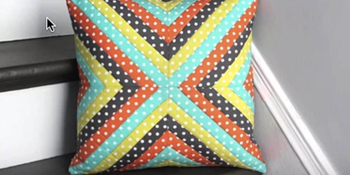 Charming Quilted Throw Pillow...Easy!