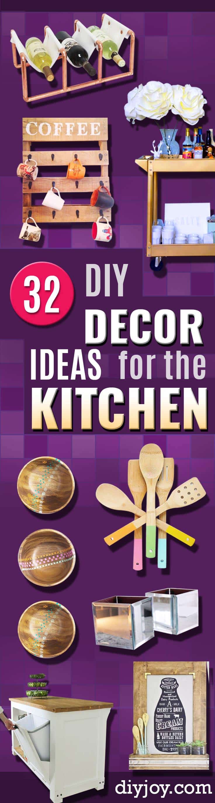 32 Creative DIY Decor Ideas for Your Kitchen