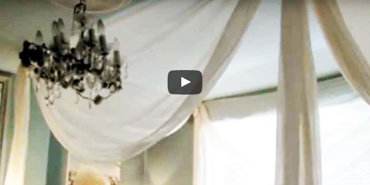 How to Make a Lovely Faux Canopy for Your Bed!
