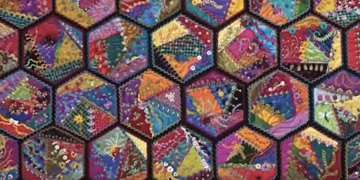 She Makes These Remarkable Foolproof Crazy Quilts That Are Vibrant And Full Of Color!