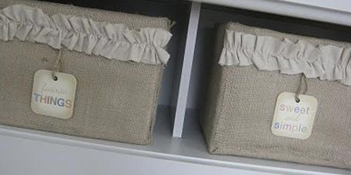 Watch How She Recycles Diaper Boxes Into Some Awesome Storage Bins For