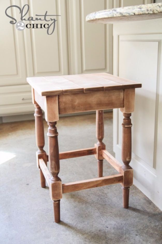 31 DIY Barstools To Make For The Home