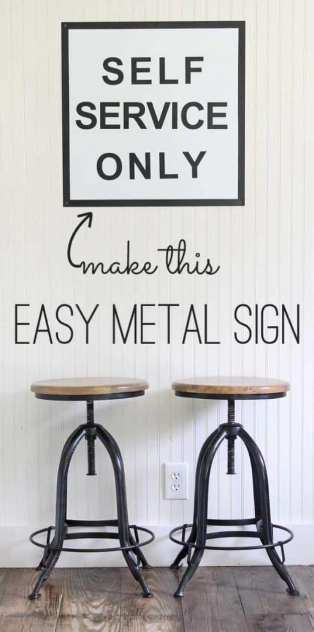 35 Cool DIY Vintage Signs That Will Add Instant Charm to Your Walls