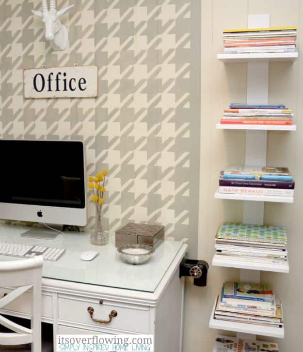 34 DIY Home Office Furniture and Decor Projects