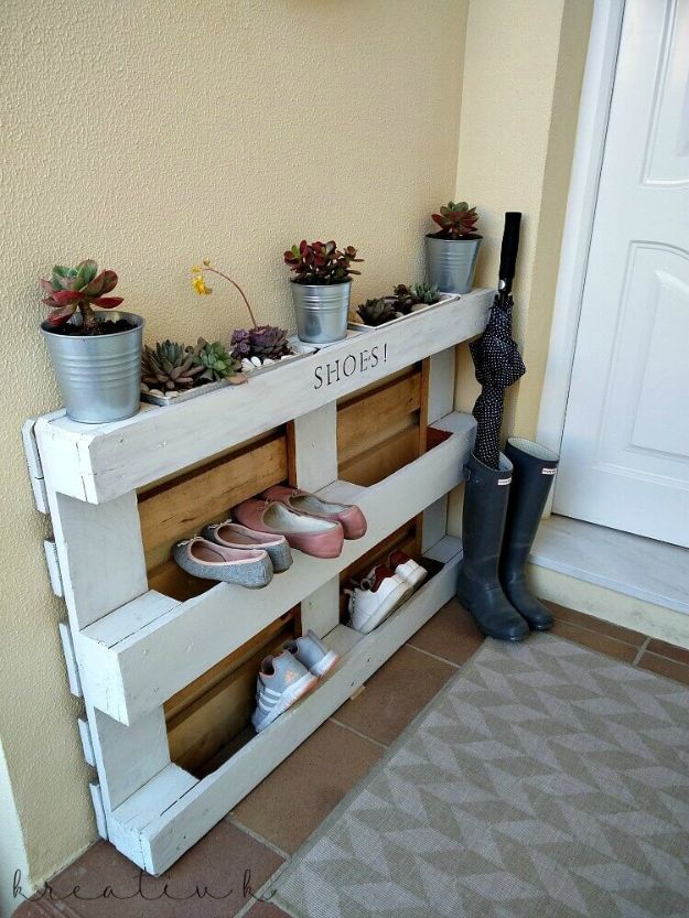 34 DIY Shoe Racks