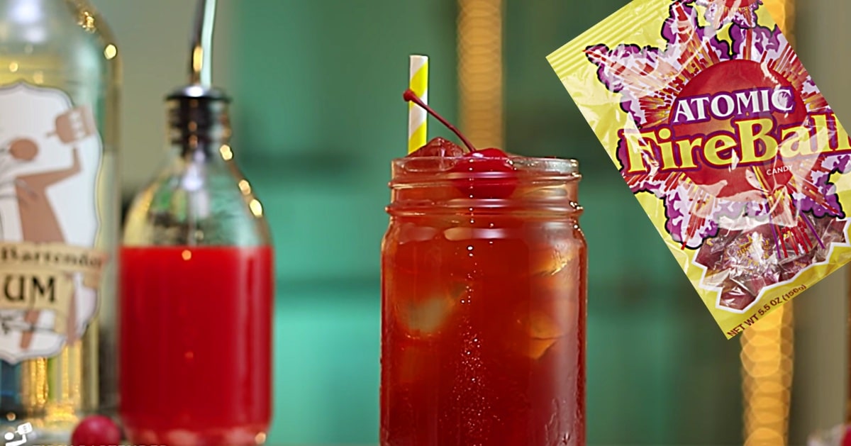 Atomic Peach Fireball Drink Recipe