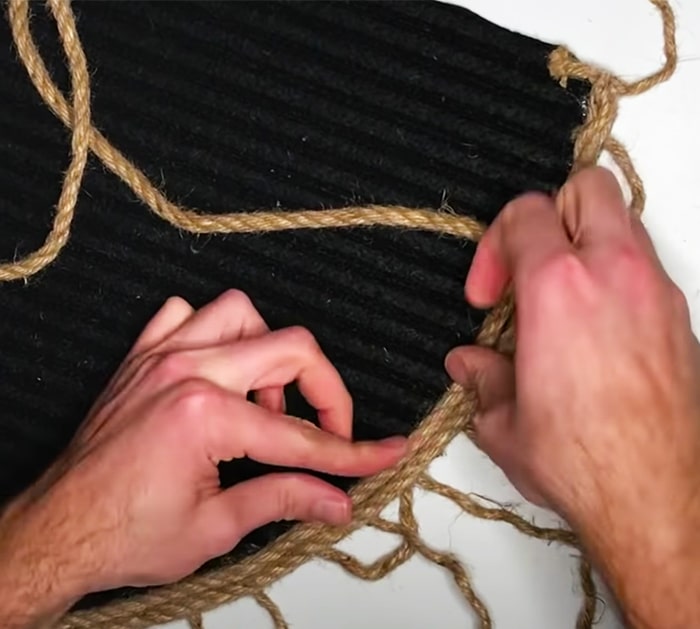 DIY Dollar Tree Boho Rug