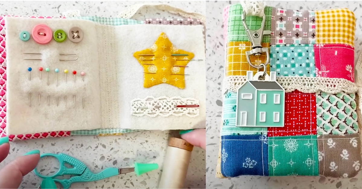 How To Make A Needle Book With Pockets