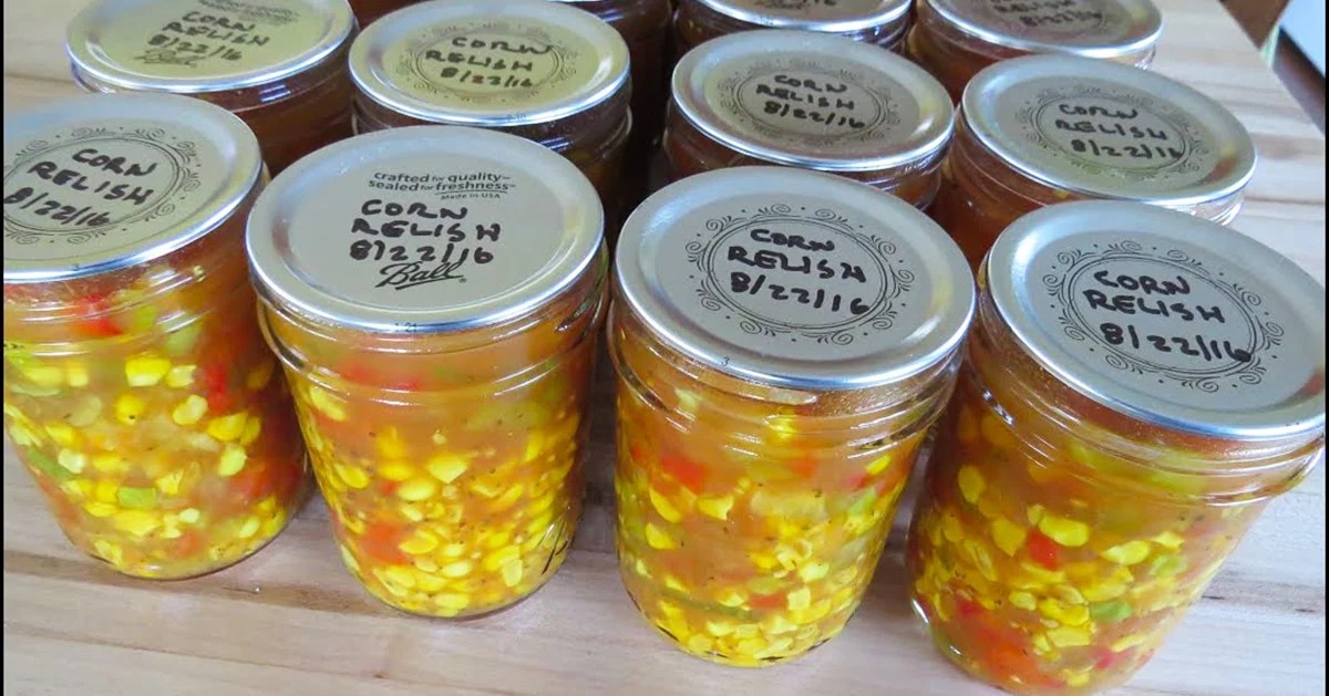 How to Can Corn Relish DIY Joy