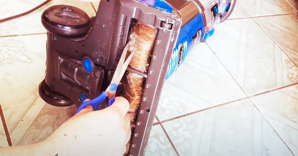 How To Remove Hair Wrapped Around Vacuum Rollers