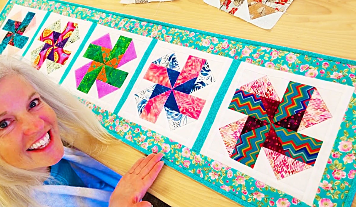 Leftover Scrappy Table Runner With Donna Jordan